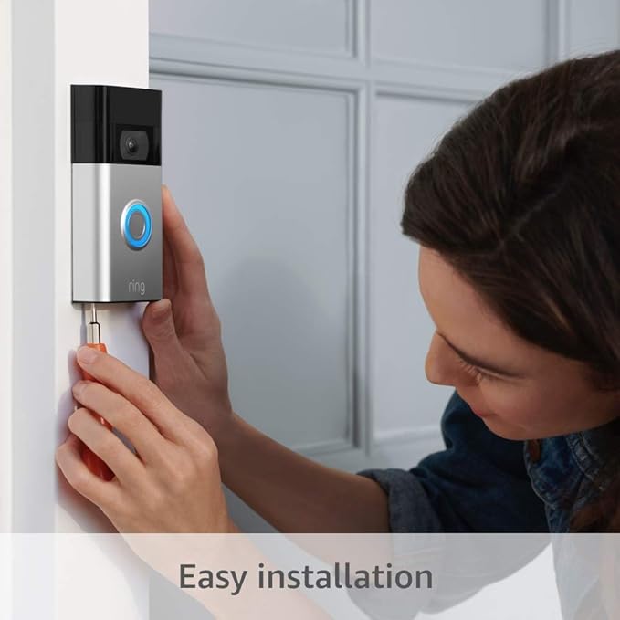 خلك دايم حاضر! جرس باب ذكي بكاميرا بسعر ممتاز 🔒🚪📷